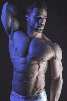 性感欧美肌肉型男半裸艺术照片